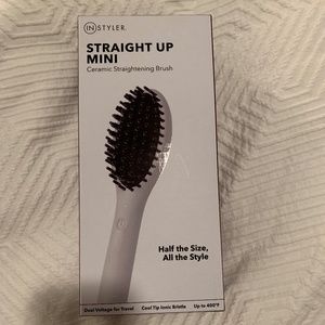 instyler straight up ceramic straightening brush mini